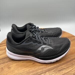 Saucony Ride 14 Shoes Womens Size 8.5 Black Running Comfort Walking Gym Sneakers